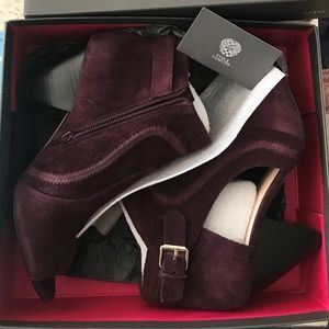 Vince Camuto NEW NIB Suede Leather Shoes/Shooties  Sz 9.5M